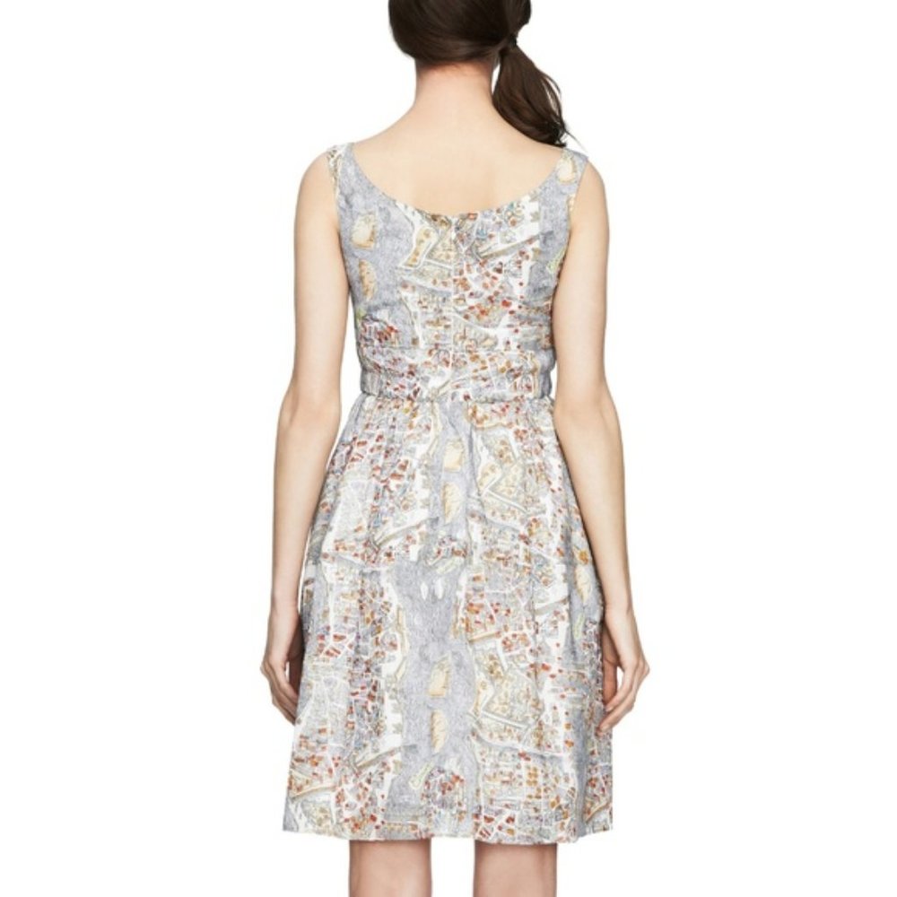 Carven Paris map dress FR 36 US 2-4 XS S - Picture 5 of 5